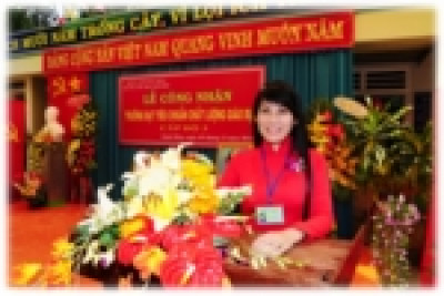 Lễ công nhận trường đạt tiêu chuẩn chất lượng giáo dục cấp độ 3